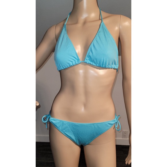 The Unbranded Brand Other - Women's Blue Sexy Bikini Lined Adjustable Straps Polyester fits S/M‎  SL4167-8